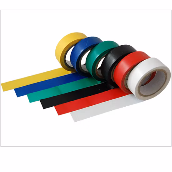 Linha elétrica fita adesiva de borracha da isolação de alta tensão de Colorfu do PVC
