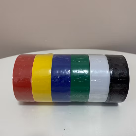 Isolamento à prova d'água, alcance de qualidade, fita elétrica para eletricista de PVC com adesivo forte para o mercado europeu
