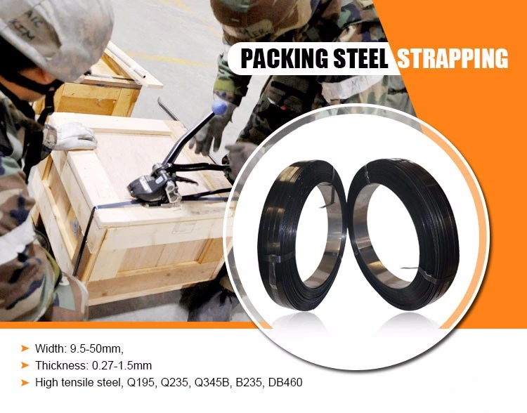 High Strength Steel Strapping Pallet Strapping Belt for Hollow Brick