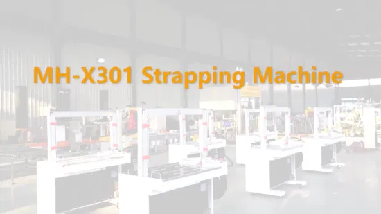 Caixa de cinta de plástico PP Caixa de papelão Semi /Full Automatic String Strapping Machine