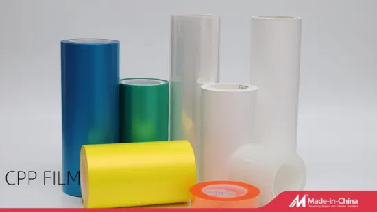 BOPP OPP CPP Pet PVC PE Filme Stretch Shrink Laminação Impressão Transparente Embalagem Filme Plástico Filme Semi Vedante